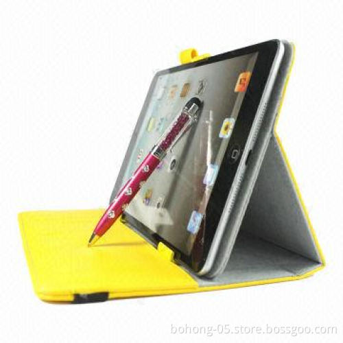 Case for iPad Mini, Made of PU, 8-inch General Model of Design of Belt Holster and Handwritten Pen